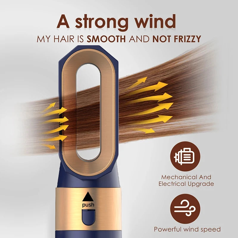 Nouvel ensemble 5-en-1 : sèche-cheveux, peigne chauffant, fer à friser professionnel, lisseur, outil de coiffage pour sèche-cheveux Dyson Airwrap